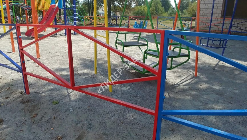 Цена Забор для детского сада двухцветный в Москве Купить Забор для детского сада двухцветный